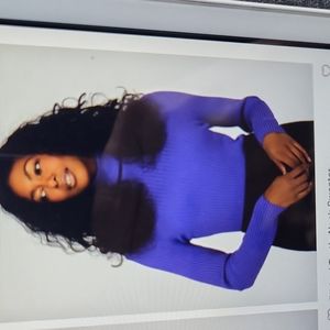 Brand new ribbed turtle neck sweater